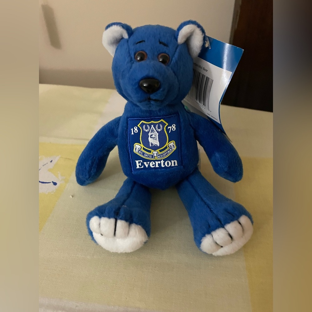 Everton Blue Plush Bear